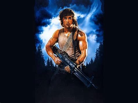 Download Rambo First Blood Art Wallpaper | Wallpapers.com