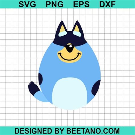 Bluey Easter Egg SVG, Happy Easter Day SVG, Bluey SVG SVG, Easter Egg ...