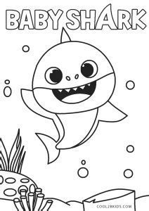 Free Printable Baby Shark Coloring Pages For Kids