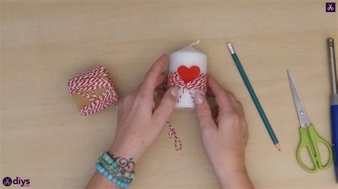 Easy DIY Valentine’s Day Candle