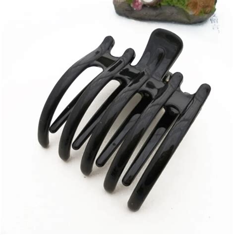 Hair Claws Simple Strong Crab Hair Clips Clamp Black Coffee Hairpin ...