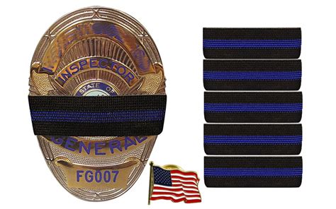 Amazon.com : Bands of Mourning - Mourning Bands for Badges - Police - 5 ...