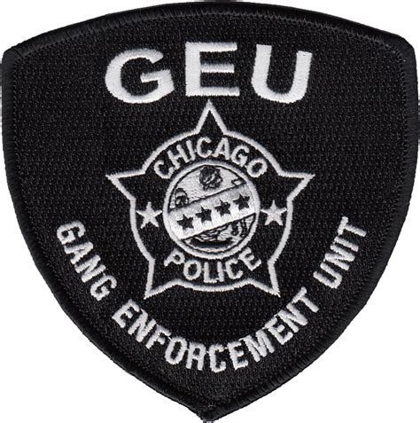 CHICAGO POLICE SHOULDER PATCH: Gang Enforcement Unit (GEU) - Chicago ...