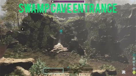 Ark survival ascended swamp cave entrance location with panorama view. - YouTube