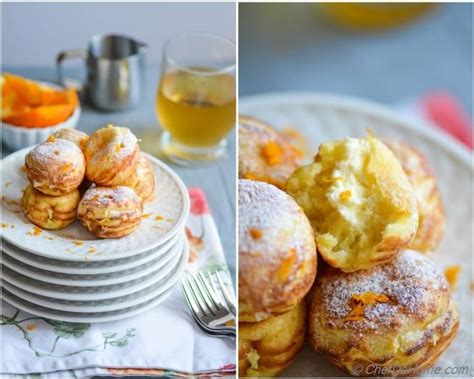 Orange-Cream Ebelskivers - Danish-style Filled Pancakes Recipe | ChefDeHome.com