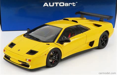 AUTOART 79147 Scale 1/18 | LAMBORGHINI DIABLO SVR 1996 SUPERFLY YELLOW