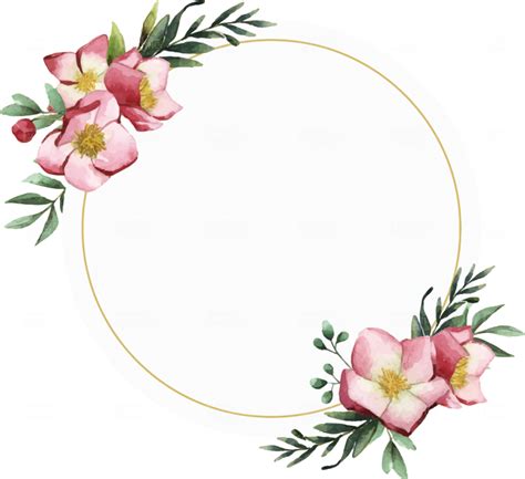 Round Flower Frame Png Free Download Png All Png All - vrogue.co