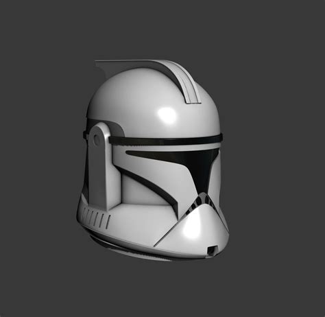 Phase 1 Clone Trooper Cosplay Helmet 3D print model