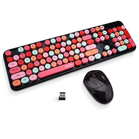 Buy MOFii Wireless Keyboard and Mouse Set, Colorful Full Size ...