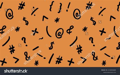 Pattern Image Keyboard Symbols Punctuation Marks Stock Illustration 2236956685 | Shutterstock