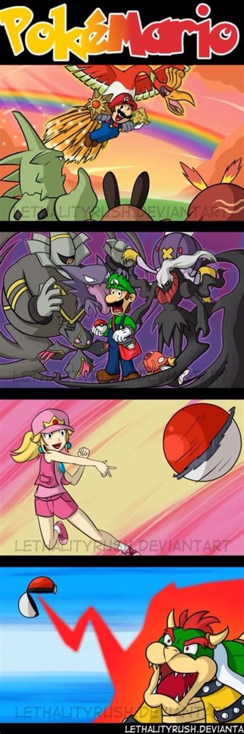 Nintendo crossover. | Pokemon, Pokemon memes, Pokemon crossover