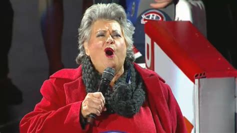 Ginette Reno to sing anthem for Game 4 | CTV News