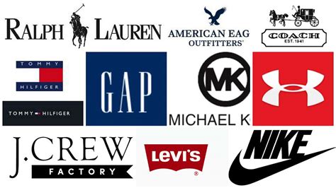 Top Designer Brand Logos