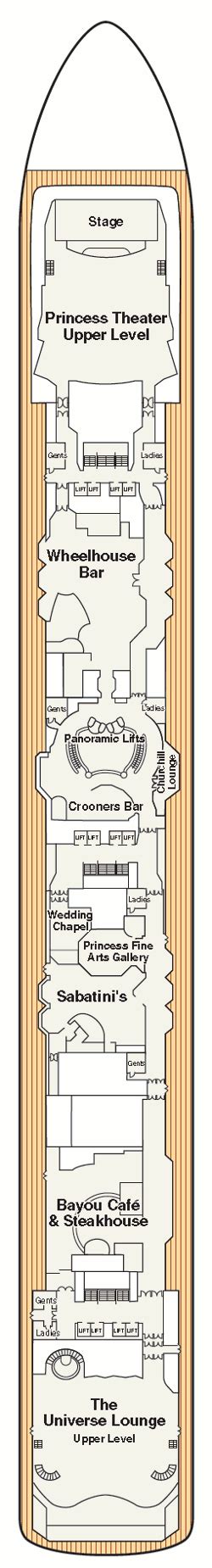 Coral Princess Deck Plans- Princess Cruises Coral Princess Cruises ...