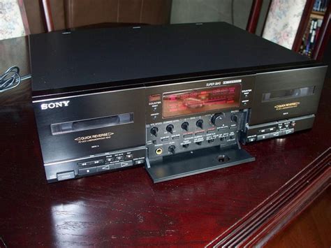 Sony's BEST Dual Cassette deck! TC WR99ES Last of the Full Function ...