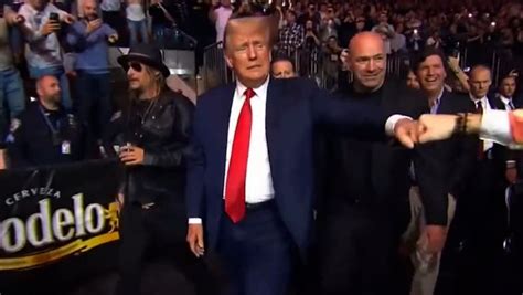 Trump receives middle finger greeting from Bill Burr’s wife at UFC ...Yemen