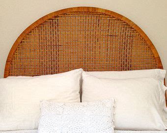 1970's Vintage Wicker Cane Headboard ∆∆∆ | Wicker headboard, Vintage wicker, Wicker