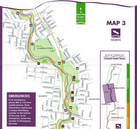 River Torrens Linear Park Map