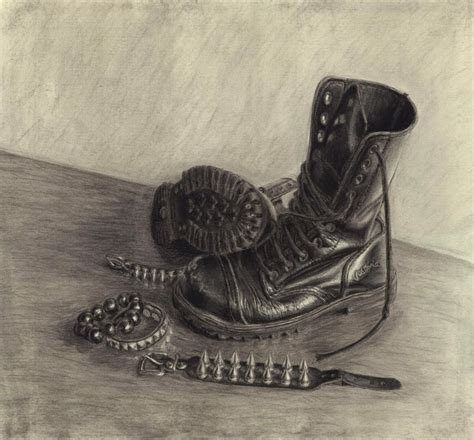 My old boots by *VictoriaVerebelyi Traditional Art / Drawings / Still ...