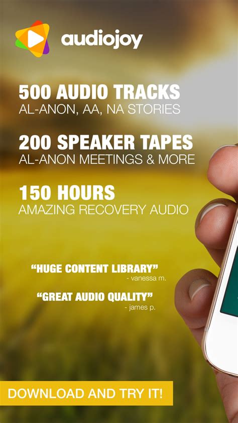 Alanon Personal Recovery Stories Al-Anon Alateen for iPhone - Download