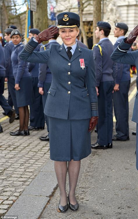 Carol Vorderman wears RAF uniform at 75th Air Cadets anniversary ...
