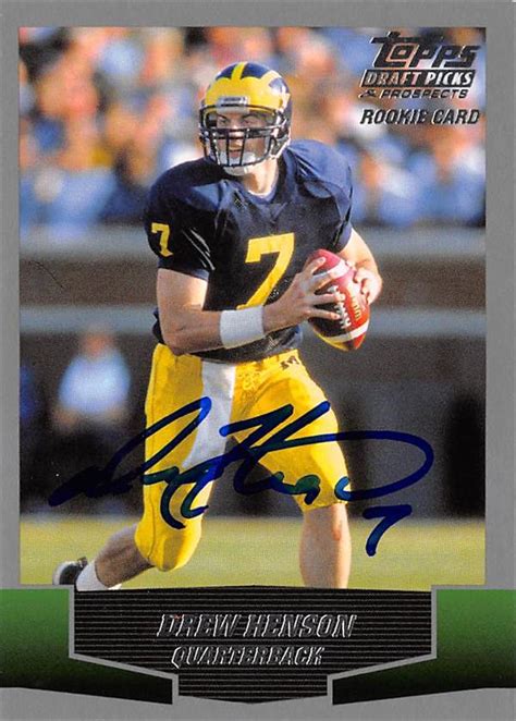 Drew Henson autographed Football Card (Michigan Wolverines, SC) 2004 ...