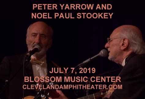 Peter Yarrow & Noel Paul Stookey Tickets | 7 July 2019 | Blossom Music Center