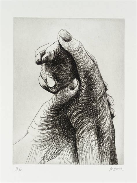 Henry Moore OM, CH, ‘The Artist's Hand IV’ 1979 | Henry moore drawings, Henry moore, Human ...