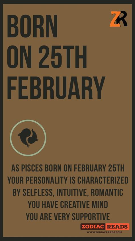 Born on 25th February | Quotations, Astrology, Natal charts