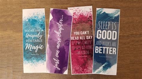 Free Printable Bookmarks With Quotes About Reading