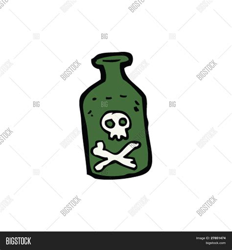 Poison Bottle Drawing Vector & Photo (Free Trial) | Bigstock