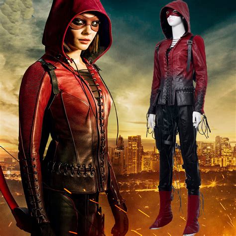 Quality Green Arrow Costume Scud Thea Quinn Cosplay for Women | WISHINY