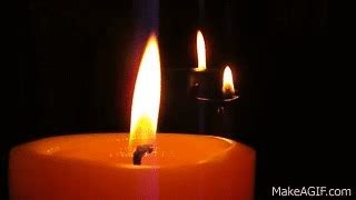 Flickering Candles Burning in the Night With Music From A Piano Composer on Make a GIF