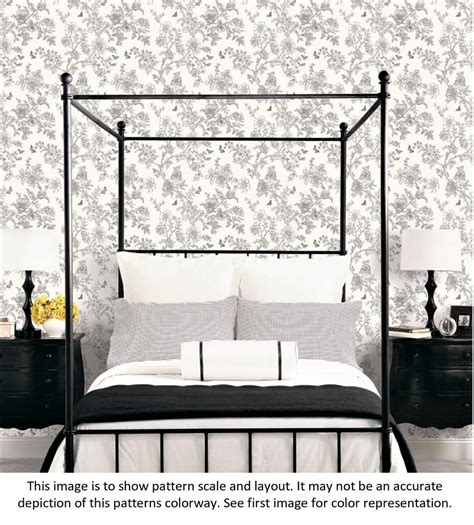 Cottage Style Floral Wallpaper Country French Garden Flower - Etsy