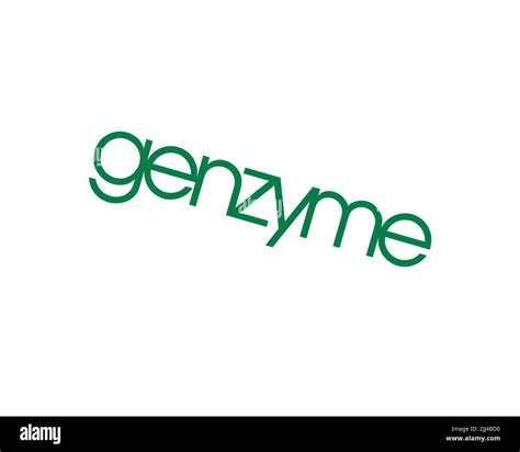 Genzyme, gedrehtes Logo, Weisser Hintergrund B Stock Photo - Alamy