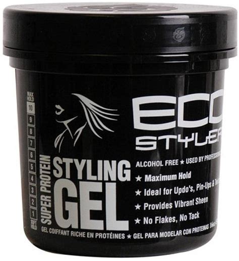 ECO STYLER Super Protein Black Gel Hair Gel - Price in India, Buy ECO STYLER Super Protein Black ...