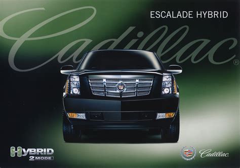 2011 Cadillac Escalade Hybrid brochure