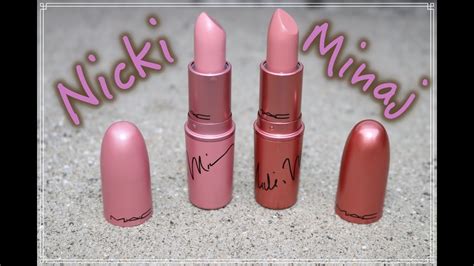 REVIEW: MAC Nicki Minaj lipsticks & lip swatches - YouTube