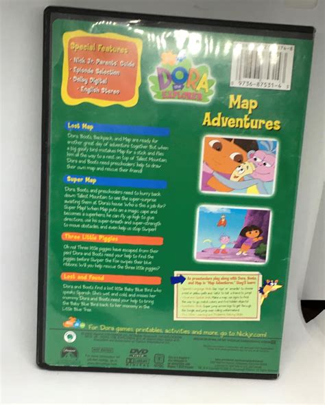 Dora the Explorer - Map Adventures (DVD, 2003) 97368753143 | eBay