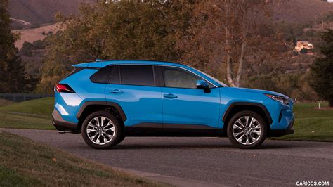 2019 Toyota RAV4 XLE Premium AWD (Color: Blue Flame) | Side