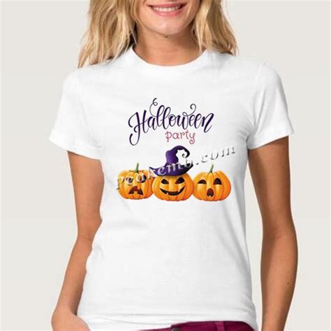 halloween party 3 pumpkins heat iron on transfers for tshirt etc. - PEAKEMB