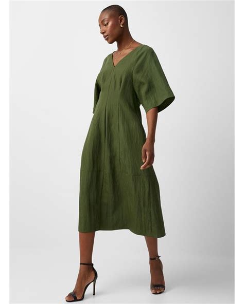 Vince Fern Green Dress | Lyst