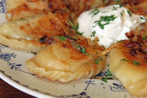 There's a Newf in My Soup!: Potato and Mushroom Pierogies with Roasted Applesauce
