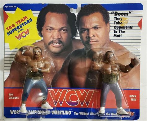 1990 WCW Galoob Series 1 Doom: Ron Simmons & Butch Reed – Wrestling Figure Database