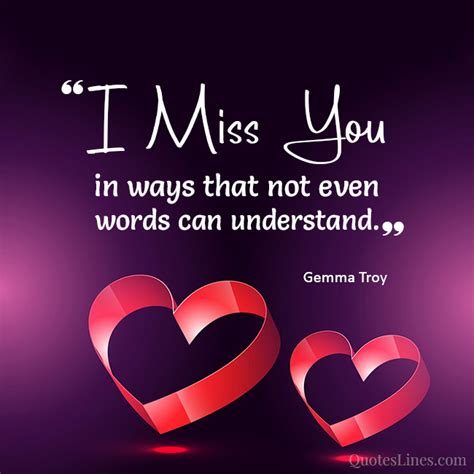 85+ I Miss You Quotes & Heart Touching Lines | QuotesLines