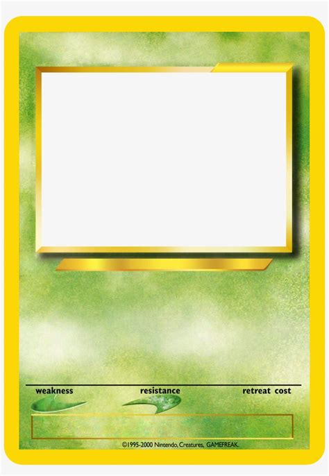 Full Art Pokemon Card Template