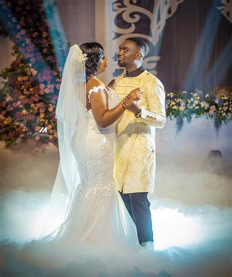 Official Photos From The White Wedding Of Joe Mettle And Salomey Selassie Dzisa Pop Up (See ...