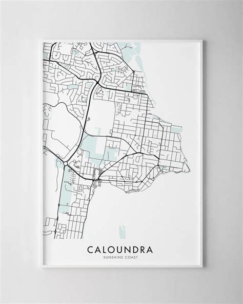 Caloundra QLD Map Print - Chelsea Chelsea