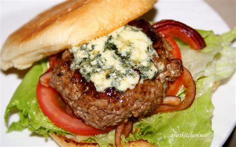 Jamie Oliver's Blue Cheese Burgers Recipe - Arie's Kitchen