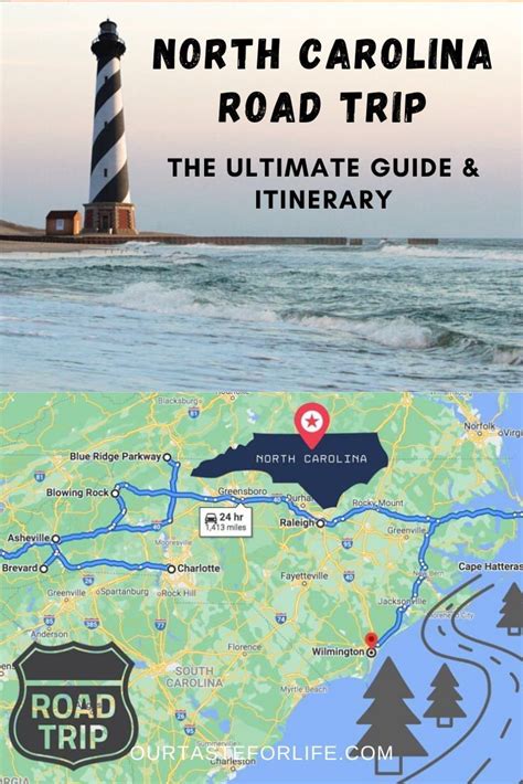 The Best North Carolina Road Trip Itinerary - An Ultimate Guide | Road trip itinerary, Summer ...